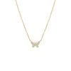 Gold Pave Butterfly Necklace - Adina Eden's Jewels