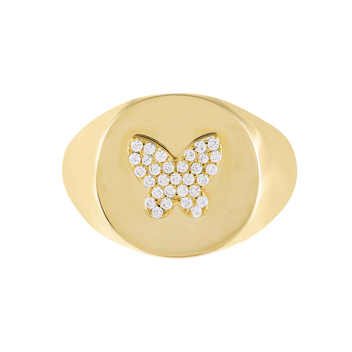  Pavé Butterfly Ring - Adina Eden's Jewels