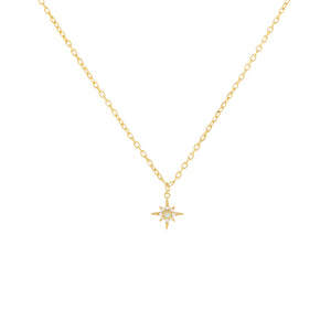 Gold Pavé Opal Charm Necklace - Adina Eden's Jewels