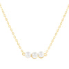 Gold Dainty Pearl Necklace - Adina Eden's Jewels