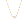  Pearl Chain Necklace 14K - Adina Eden's Jewels