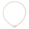 14K Gold Pearl Toggle Necklace 14K - Adina Eden's Jewels