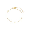 14K Gold Petite Multi Pearl Bracelet 14K - Adina Eden's Jewels