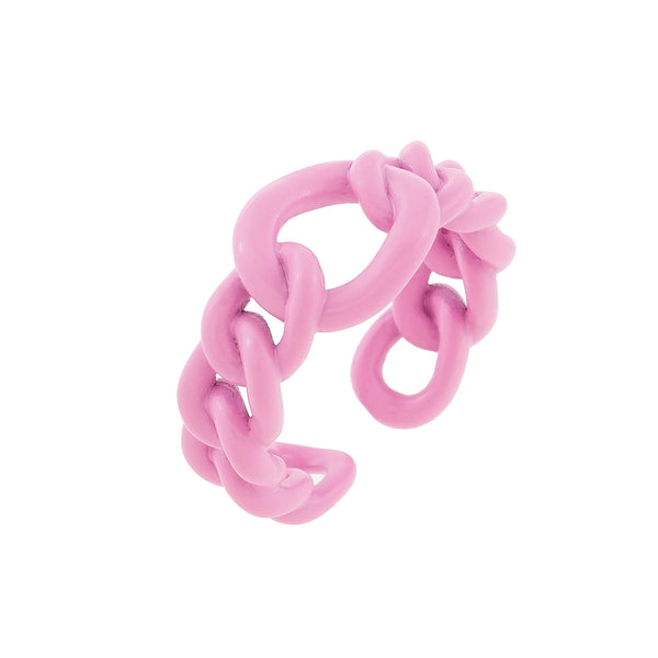 Enamel Chunky Chain Ring | Adina Eden Jewels