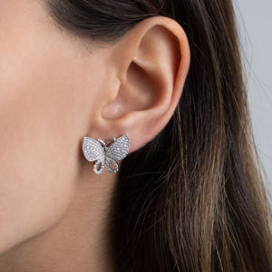  Omega Butterfly Stud Earring - Adina Eden's Jewels