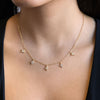  Dangling Pave Starburst Necklace - Adina Eden's Jewels