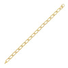 14K Gold Large Link Bracelet 14K - Adina Eden's Jewels