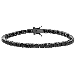 Onyx / 4 MM Onyx Tennis Bracelet - Adina Eden's Jewels