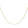 14K Gold Elongated Link Necklace 14K - Adina Eden's Jewels