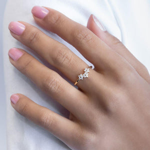  CZ Flower Cluster Ring - Adina Eden's Jewels