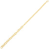 Gold Rolo X Round Link Chain Bracelet - Adina Eden's Jewels