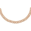 Rose Gold Pavé Chain Link Choker - Adina Eden's Jewels