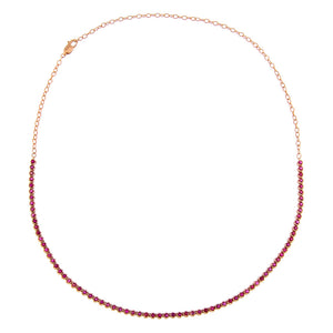  Ruby Tennis Choker 14K - Adina Eden's Jewels