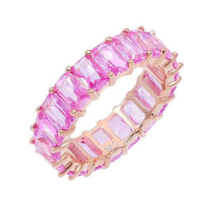  Multi Pink Eternity Bands - Adina Eden's Jewels