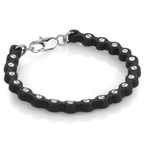  Leather Screw Bracelet - Adina Eden's Jewels