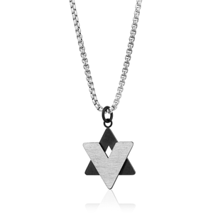 Onyx Men's Magen David Necklace - Adina Eden's Jewels