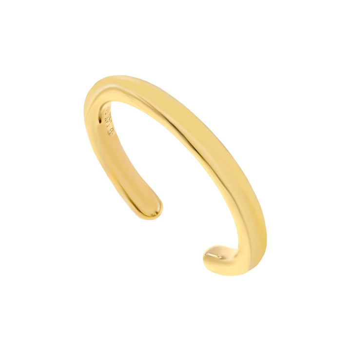 14K Gold Solid Ear Cuff 14K - Adina Eden's Jewels