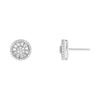 Silver Baguette CZ Dial Stud Earring - Adina Eden's Jewels