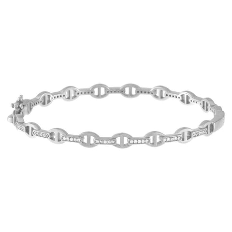Pavé Mariner Link Bangle Adina Eden Jewels