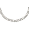 Silver Pavé Chain Link Choker - Adina Eden's Jewels