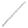 Silver Full Pavé Mariner Chain Bracelet - Adina Eden's Jewels