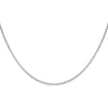 14K White Gold Diamond Thin Dainty Tennis Necklace 14K - Adina Eden's Jewels