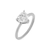 Silver / 7 CZ Heart Stone Ring - Adina Eden's Jewels