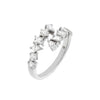 14K White Gold / 6.5 Diamond Multi Shape Ring 14K - Adina Eden's Jewels
