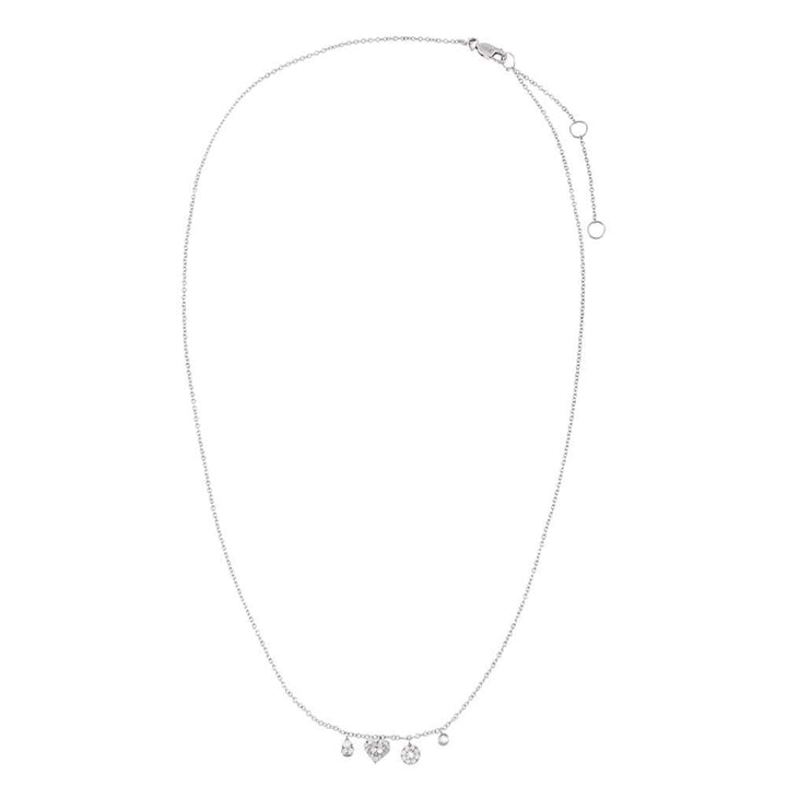 Diamond Shapes Necklace 14K - Adina Eden's Jewels