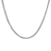 Silver Multi Strand Chain Necklace - Adina Eden's Jewels