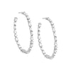 Silver Multi Shape Open Hoop Earring - Adina Eden's Jewels