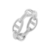 Silver / 5 Mariner Link Ring - Adina Eden's Jewels