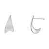 Silver Mini Textured Stud Earring - Adina Eden's Jewels