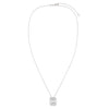  Diamond Illusion Baguette Necklace 14K - Adina Eden's Jewels