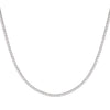 Silver / 18" Classic Thin Tennis Necklace - Adina Eden's Jewels