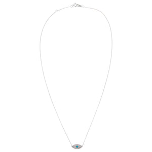  Turquoise Evil Eye Necklace 14K - Adina Eden's Jewels
