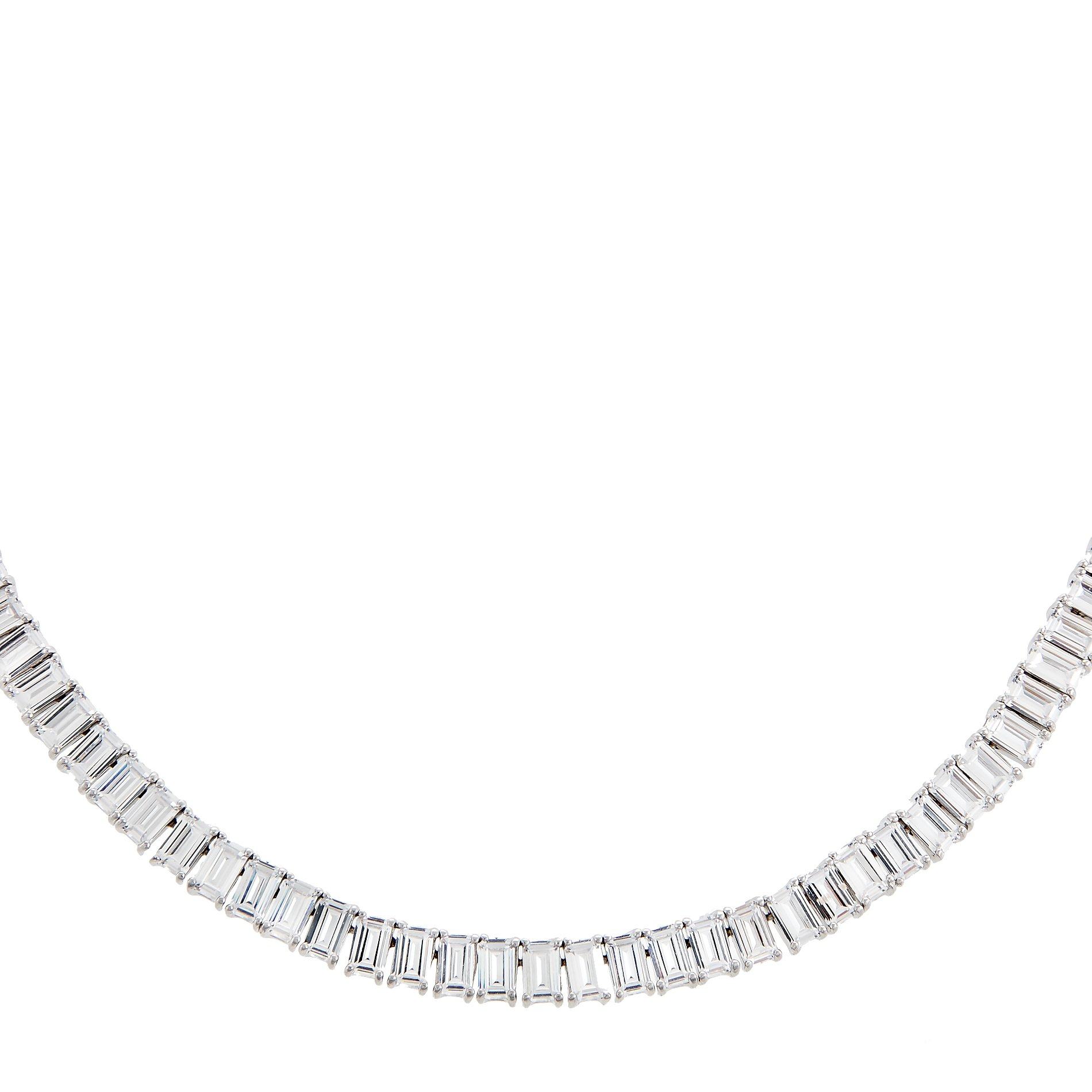 Baguette Tennis Necklace | Adina Eden Jewels