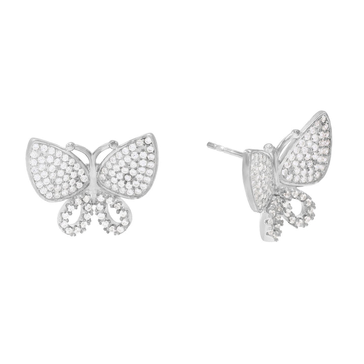  Omega Butterfly Stud Earring - Adina Eden's Jewels