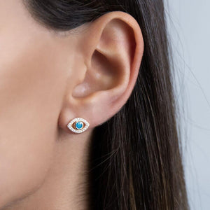  Evil Eye Stud Earring - Adina Eden's Jewels