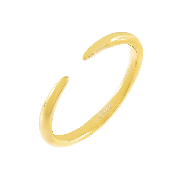 Gold Solid Claw Ring - Adina Eden's Jewels