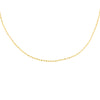 14K Gold / 16" Square Beaded Necklace 14K - Adina Eden's Jewels