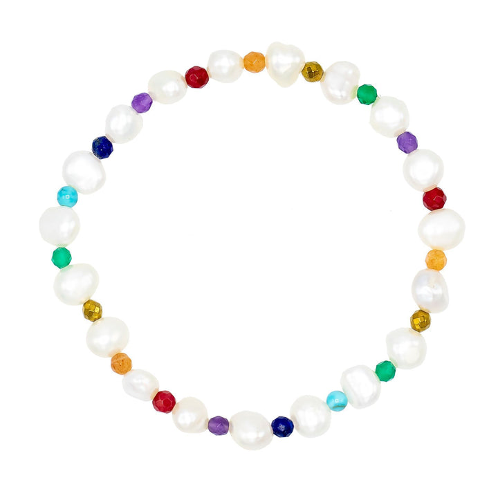Pearl White Pearl Bead Bracelet - Adina Eden's Jewels