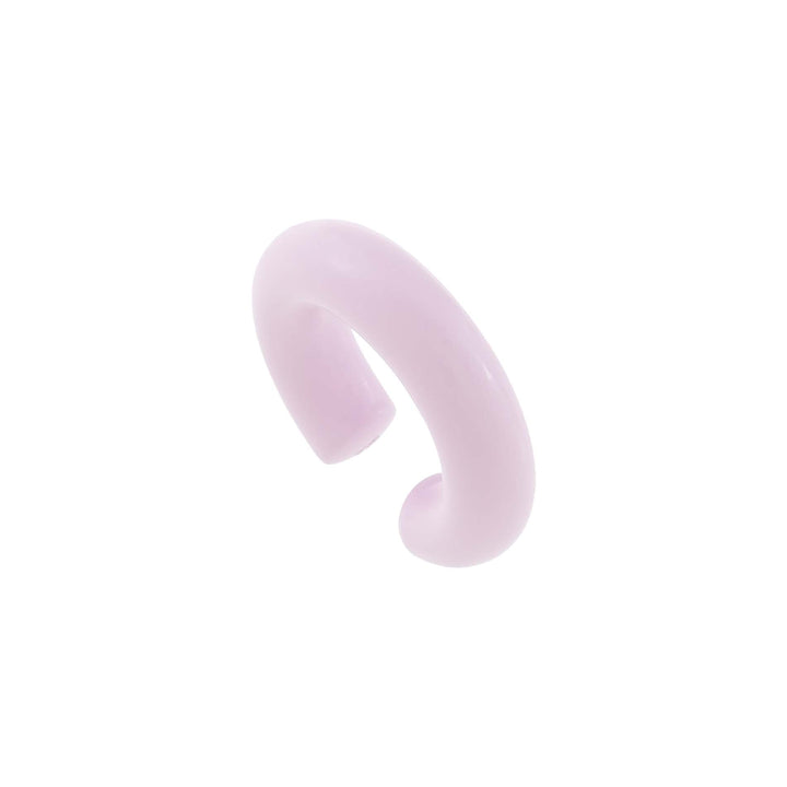 Lilac / 20 MM Pastel Enamel Ear Cuff - Adina Eden's Jewels