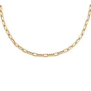  Thick Chain Link Necklace 14K - Adina Eden's Jewels