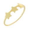 Gold / 5 Solid Star Ring - Adina Eden's Jewels