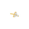 Gold / 3MM / Single Tiny CZ Cluster Stud Earring - Adina Eden's Jewels
