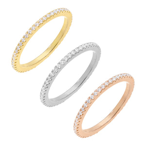Combo / 6 Trio Band Ring Set - Adina Eden's Jewels