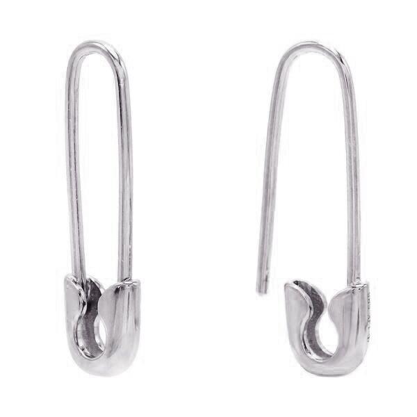  Safety Pin Earring 14K - Adina Eden's Jewels