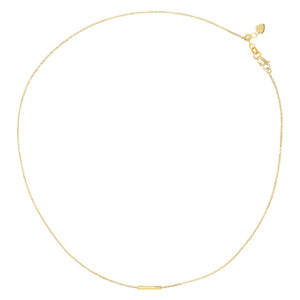  Mini Bar Necklace 14K - Adina Eden's Jewels