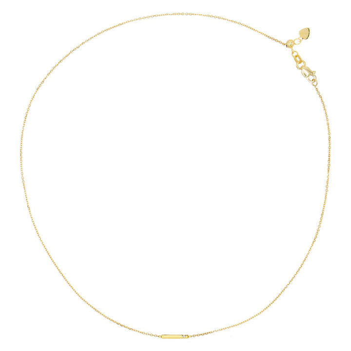  Mini Bar Necklace 14K - Adina Eden's Jewels